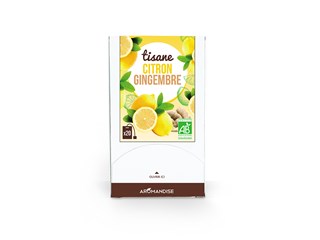 Aromandise Tisane gingembre citron bio 32.4g - 8216
